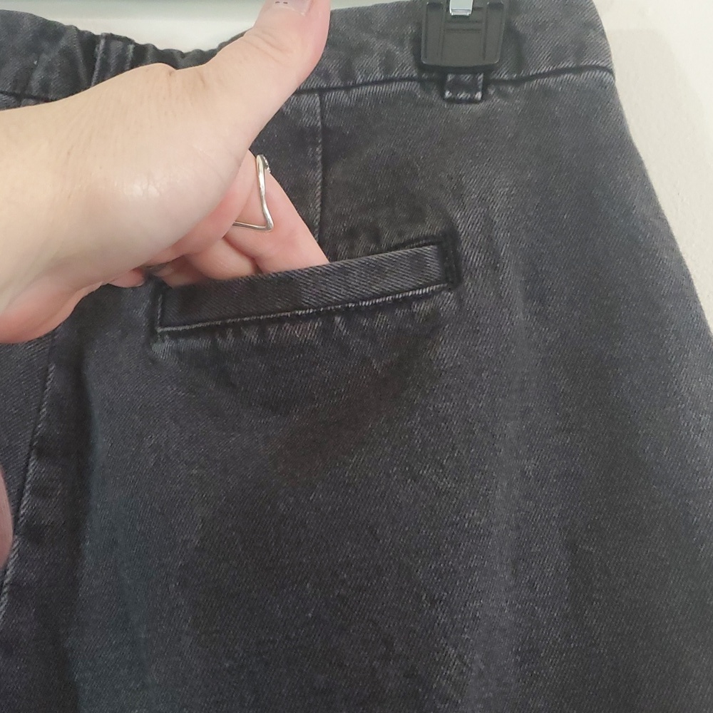 BDG Baggy Balloon Leg Pleated Jeans Size 25 Womens Washed Black - Picture 10 of 15